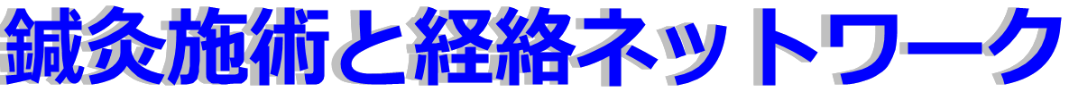 鍼灸施術と経絡ネットワーク