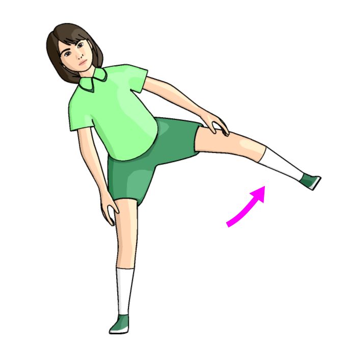 四股踏みポーズ